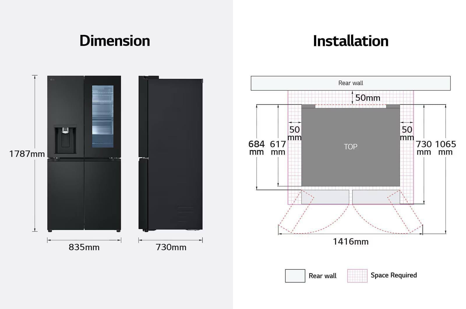 508L French Door Fridge – Essence Matte Black - Image 11