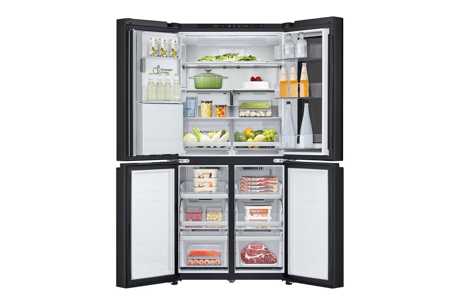508L French Door Fridge – Essence Matte Black - Image 9