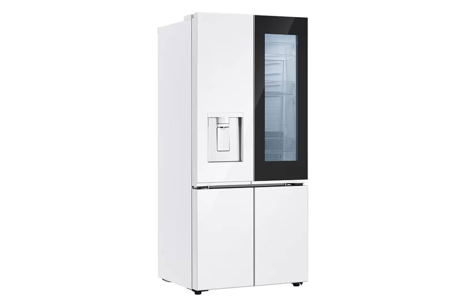 612L French Door Fridge – White Glass Finish - Image 5