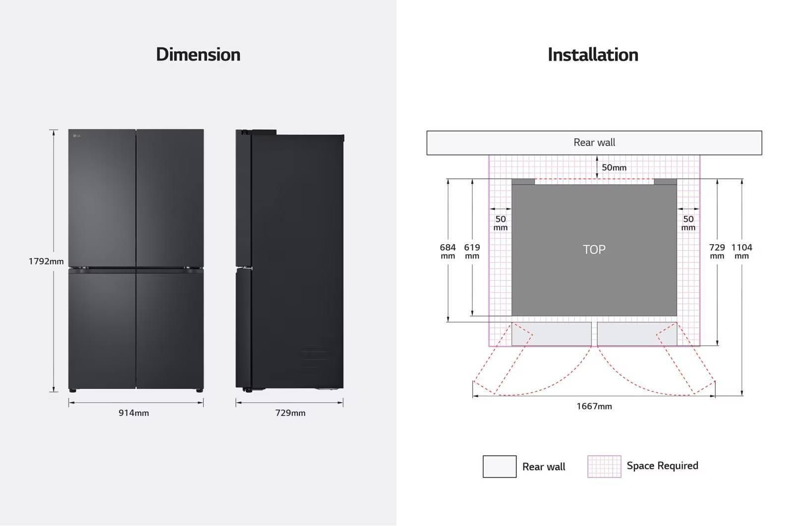 665L French Door Fridge - Image 2